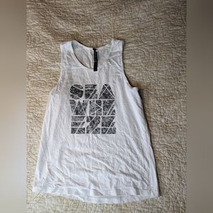 Lululemon five Year basic tank size small SeaWheeze limited edition